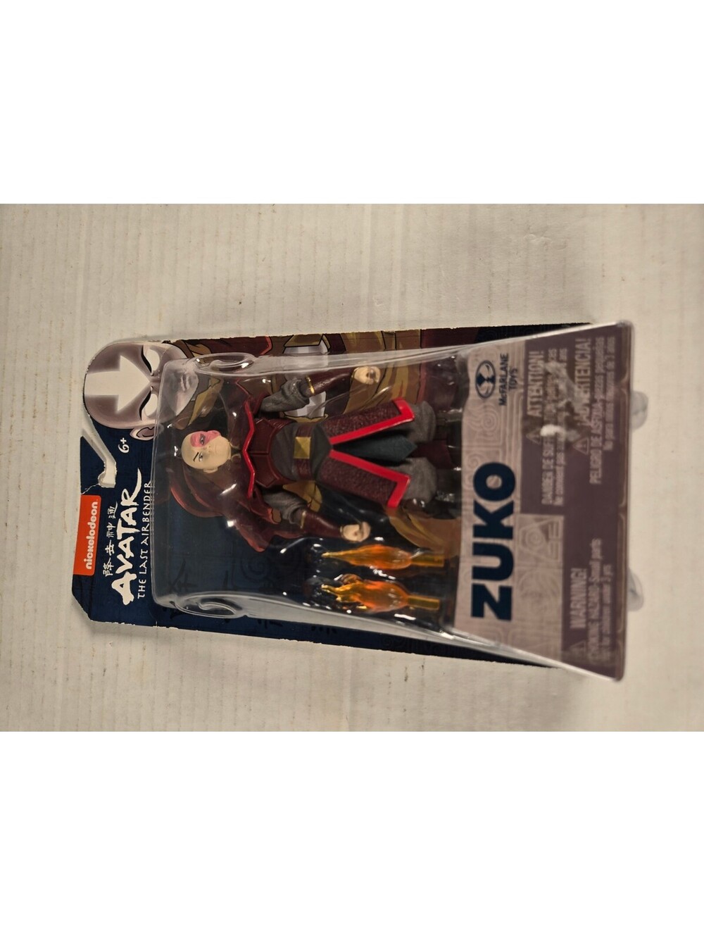 Avatar The Last Airbender Zuko 5" McFarlane Action Figure Fire Effects NIP